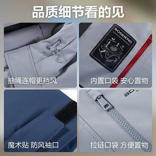 波司登冬季羽绒服男连帽户外休闲90绒加厚保暖舒适外套B30145111 墨影渐变|9Y74 180/96A