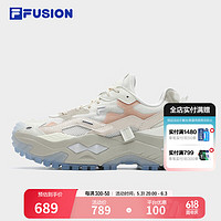 FILA FUSION斐乐潮牌女鞋BIANCO厚底潮鞋2024夏新款硬糖鞋跑步鞋