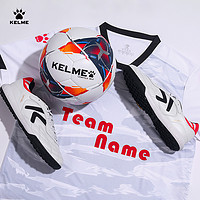 KELME 卡爾美 足球鞋男牛皮TF碎釘人草系帶成人青少年比賽訓練球鞋