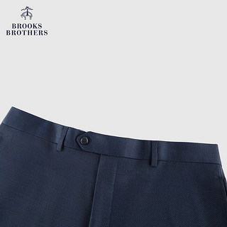 布克兄弟（BrooksBrothers）男士24春夏绵羊毛透气清爽垂坠感细腻光泽长裤 4003-蓝色 36/34