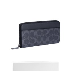 coach蔻驰日本直邮coach蔻驰男士经典简约大容量长款钱包f58112