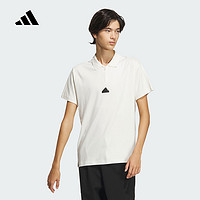 adidas 阿迪达斯 夏季男子城野共生翻领宽松短袖休闲POLO衫 IT3936