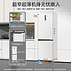  MELING 美菱 402L超薄款零嵌入双门白色电冰箱家用一级能效节能无霜官方　