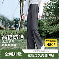 JEANSWEST 真維斯 upf450+防曬闊腿褲 黑