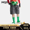 马骑顿（MQD）MQD童装男童短裤2024夏季新款拼接户外工装五分裤儿童休闲裤子潮 碳黑 1