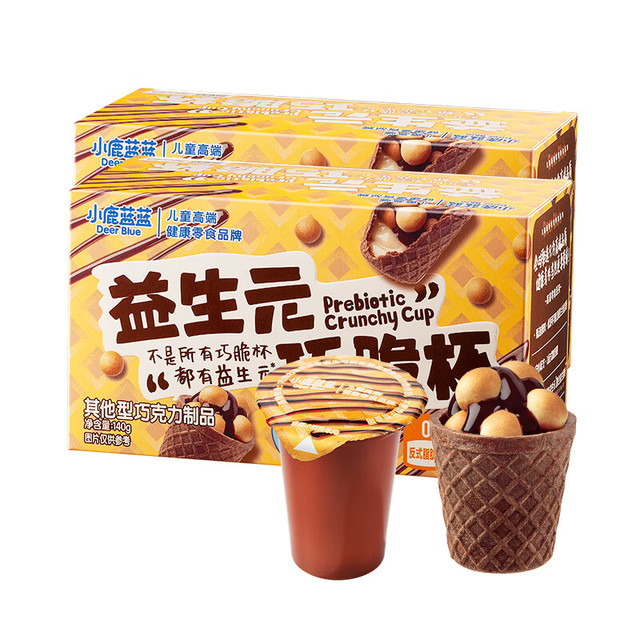 小鹿蓝蓝 巧克力巧脆星球杯*28杯