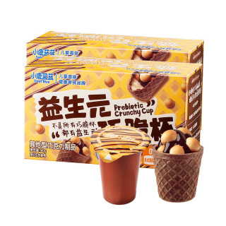 移动端、京东百亿补贴：小鹿蓝蓝 巧克力巧脆星球杯*28杯*2盒