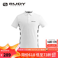 Rudy Project 璐迪 RUDY POJECT短袖上衣男翻领POLO衫舒适透气夏季新品 白色 M