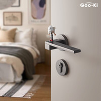 GOO-KI 格奥琦 「儿童友好」儿童房静音门锁积木室内木门锁磁吸DIY门把手