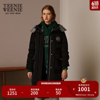 Teenie Weenie小熊秋冬中长款功能性三防面料羽绒服保暖