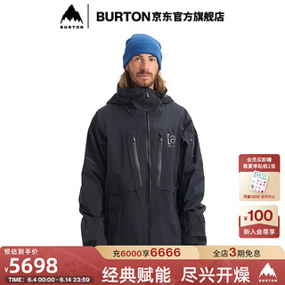 BURTON伯顿男士Stretch Hover滑雪服GORETEX 3L 100131 10013106001 XS