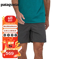Patagonia 巴塔哥尼亚 男士夏季休闲冲浪速干短裤 Baggies Longs - 7寸 58035 FGE灰色 S