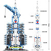 神舟十二号航天飞机儿童火箭模型积木宇航员拼装益智男孩玩具