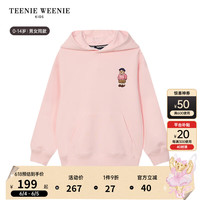 Teenie Weenie Kids小熊童装24冬季新款男女童宝袋鼠插袋连帽卫衣