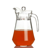 青苹果 冷水壶玻璃水壶 透明鸭嘴壶1300ML