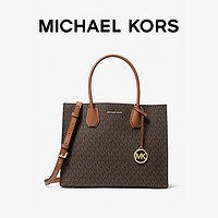 MICHAEL KORS 迈克·科尔斯 Mercer 女士大号老花托特包