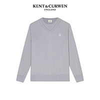 KENT&CURWEN/肯迪文秋冬新品男士纯羊毛针织衫套头毛衣K4867EI101