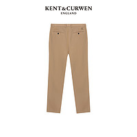 KENT&CURWEN/肯迪文夏季新品男士纯棉刺绣直筒休闲裤K4761EI031