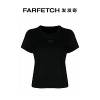 alexanderwang Alexander Wang女士logo压纹棉T恤FARFETCH发发奇