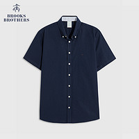 88VIP：Brooks Brothers 男士24春夏新款免烫牛津纺修身休闲衬衫