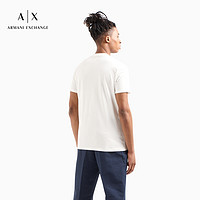 Armani Exchange 阿玛尼2024夏季新款情侣全棉短袖休闲简约风T恤