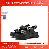 STUART WEITZMAN SW LOVEBUCKLE SPORT SANDAL 春夏水晶厚底凉鞋