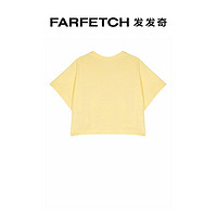 N°21 Nº21童装logo印花短款T恤FARFETCH发发奇