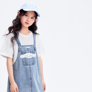 【库洛米IP&纯棉】儿童连衣裙2024夏季女童假两件甜美
