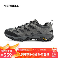 迈乐（Merrell）迈乐MERRELL男女同款户外减震MOAB3轻量徒步防滑耐磨透气徒步鞋 黑灰（男） 41