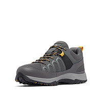 移动专享：哥伦比亚 男式 Granite 越野徒步鞋, 深灰色/金黄色