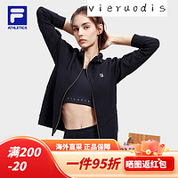 斐乐（FILA） 女士针织长袖外套2024春基础连帽 160/80A/S