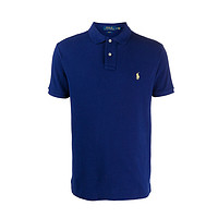 Polo Ralph Lauren拉夫劳伦男士商务休闲短袖POLO衫710795080013 宝石蓝 M