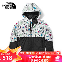 THE NORTH FACE北面童装幼童滑雪服棉服防水运动户外冬上新|7UN8 97G/印花