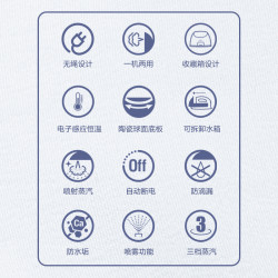 Panasonic 蒸汽电熨斗家用挂烫机手持小型无线熨斗裁缝店熨烫机WL65