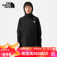 THE NORTH FACE 北面 单层冲锋衣女款 88FY-JK3黑色[可添加内胆] L/165