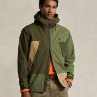 限新用户：RALPH LAUREN 拉夫劳伦 男士拼色防水夹克