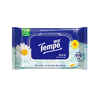 Tempo 得宝 植物呵护洋甘菊可降解湿厕纸80片4包家庭实惠装 湿厕纸