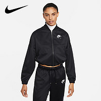 NIKE 耐克 女装秋季运动服AIR休闲印花立领外套DD5422-010