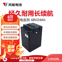 TIANNENG BATTERY 天能电池 天能电动车锂电池48V24AH新国标电动车 48V24AH含充保两年