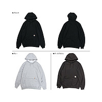 carhartt 日本直邮carhartt 卫衣男士连帽长袖纯色休闲舒适上衣 K121