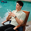 FILA 斐乐 黄景瑜同款 FILA 斐乐凉感短袖POLO衫男2024夏季新款翻领透气T恤