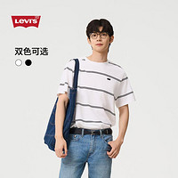 Levi's 李维斯 24春夏男士短袖T恤条纹舒适