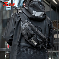 XTEP 特步 胸包男运动腰包工装单肩包街头骑行斜挎包女户外休闲时尚潮男包
