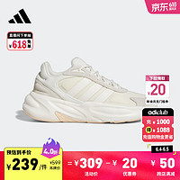 adidas 阿迪达斯 OZELLE休闲舒适跑步鞋女子阿迪达斯官方轻运动GX1727 白色 38