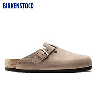 PLUS会员：BIRKENSTOCK 勃肯 Boston系列 头层牛皮拖鞋 1019484 37