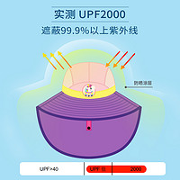 柠檬宝宝 儿童渔夫帽男童防紫外线女童太阳帽子户外防晒海边沙滩玩水遮阳帽