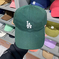 MLB 韩国正品MLB棒球帽子软顶小标运动帽休闲男女遮阳弯檐鸭舌帽CP77