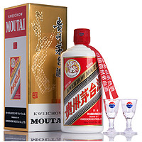 88VIP：MOUTAI 茅台 贵州飞天茅台酒双瓶酱香型53度500ml*2瓶（年份随机）