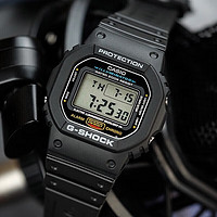 CASIO 卡西欧 G-SHOCK经典小方块DW-5600E-1 头文字D同款