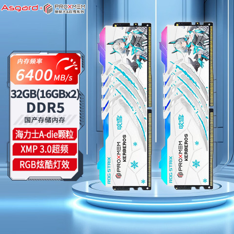 Asgard ROG STRIX 吹雪 メモリ 64GB DDR5-6400 Asgard ROG STRIX 吹雪